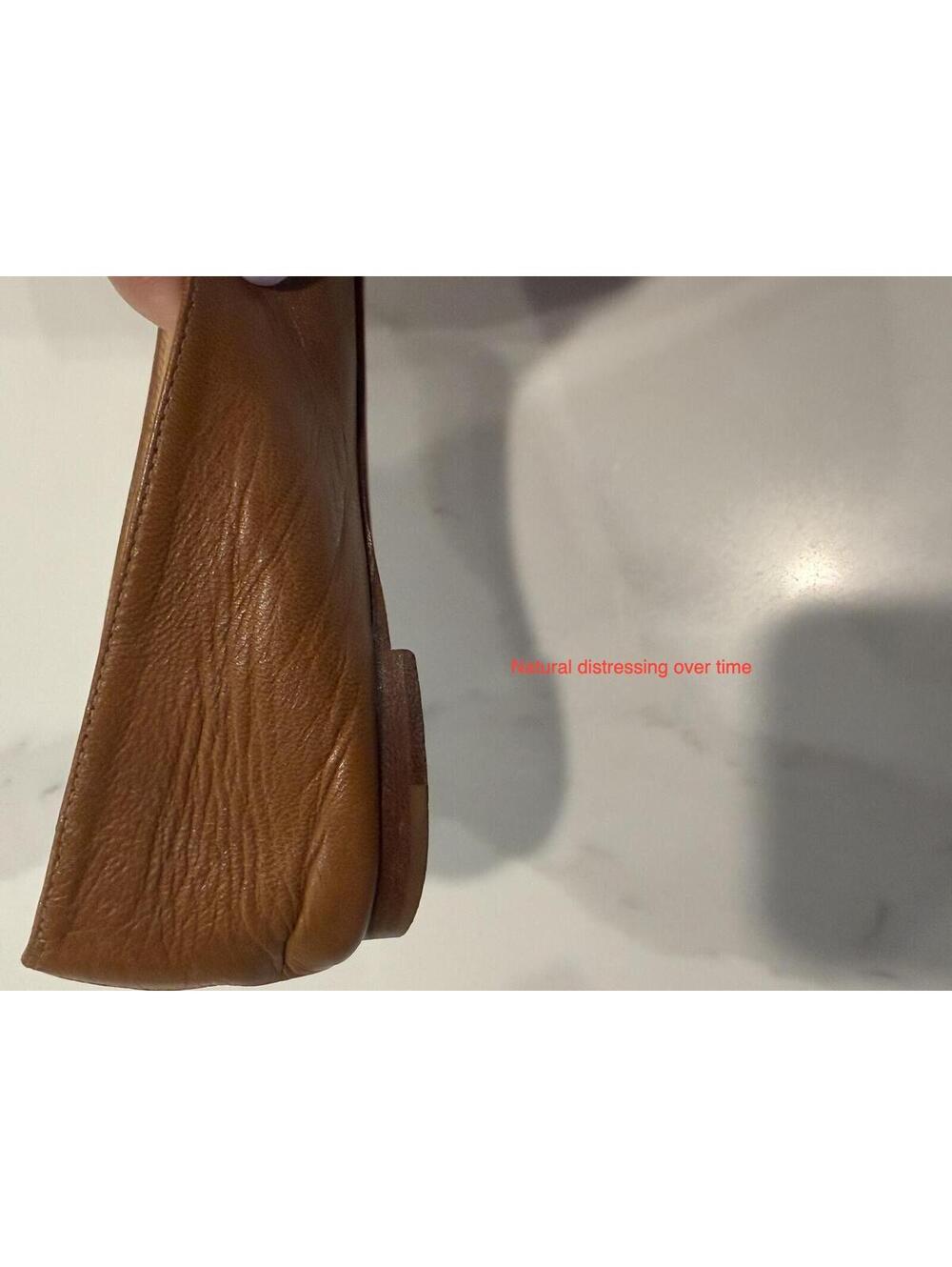 Women's Christian Louboutin Ballalla Café Crème Leather Flats - Size 36.5 - Picture 8 of 12